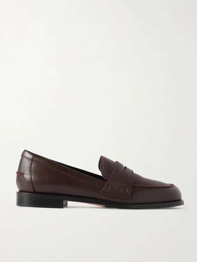 Aeyde - Oscar Leather Loafers - Brown