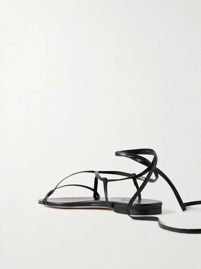 Aeyde - Penny Leather Sandals - Black - Image 3