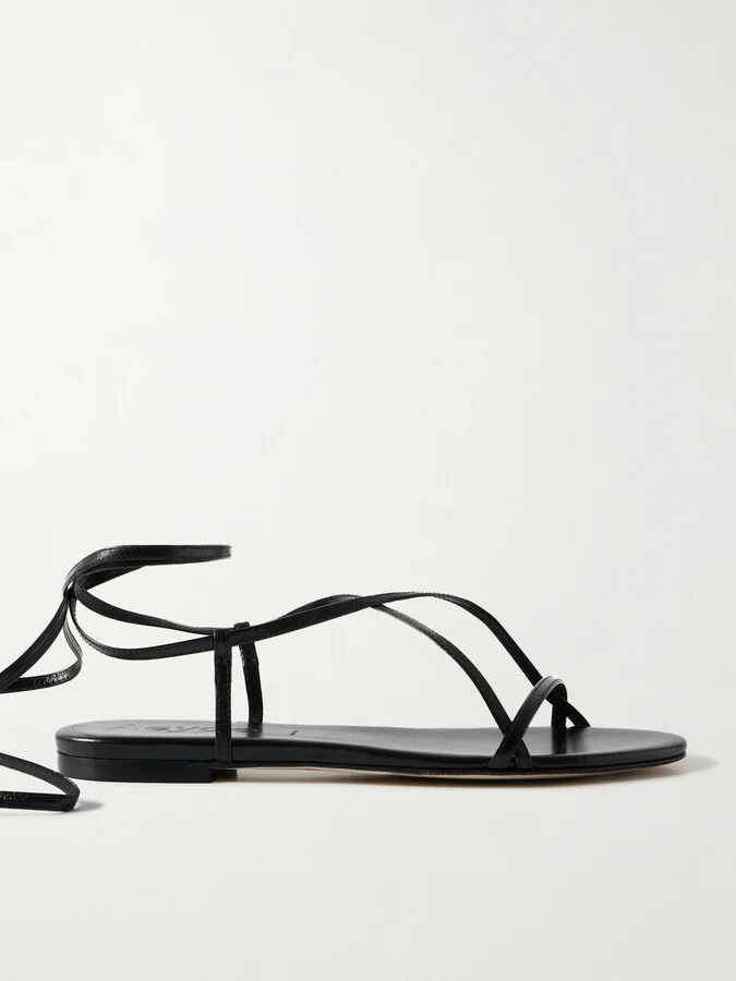 Aeyde - Penny Leather Sandals - Black