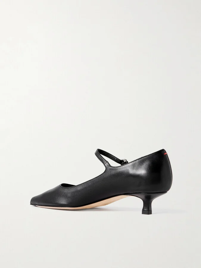 Aeyde - Polina Leather Pumps - Black - Image 3