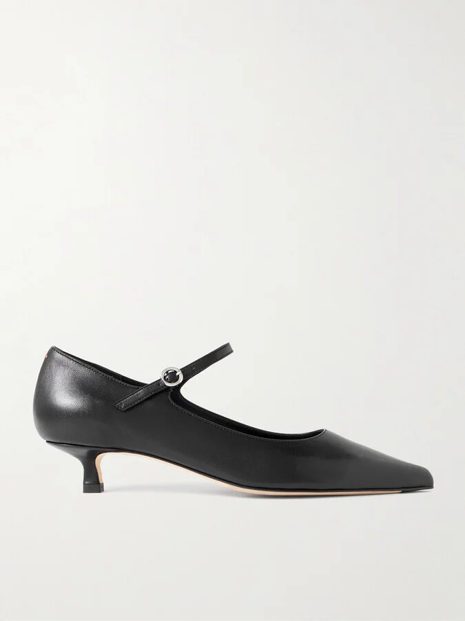 Aeyde - Polina Leather Pumps - Black