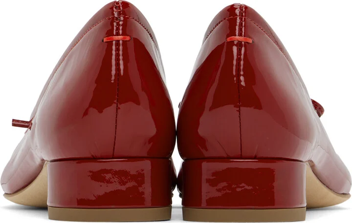 Aeyde Red Darya Ballerina Flats - Image 2