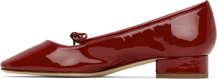 Aeyde Red Darya Ballerina Flats - Image 3
