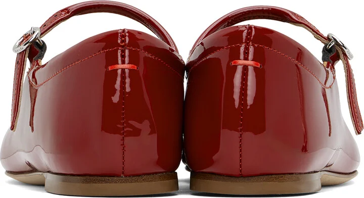 Aeyde Red Uma Ballerina Flats - Image 2