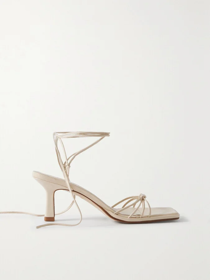 Aeyde - Roda Leather Sandals - Cream