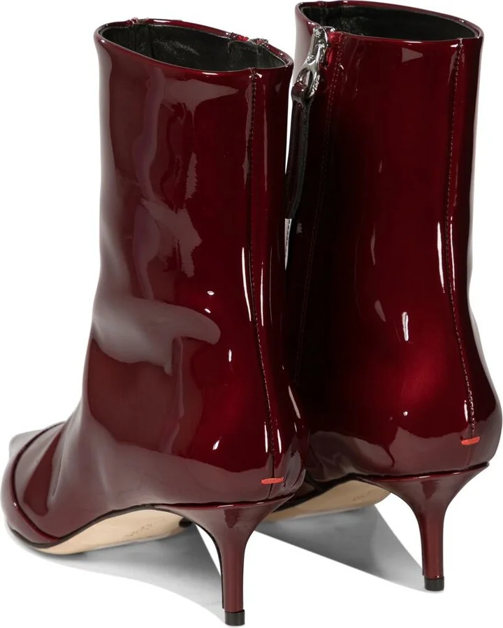 Aeyde "Roe" Patent Leather Ankle Boots - Image 4