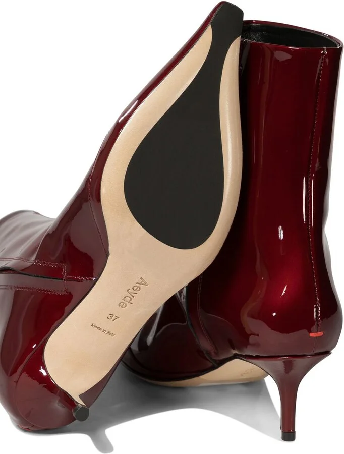 Aeyde "Roe" Patent Leather Ankle Boots - Image 5