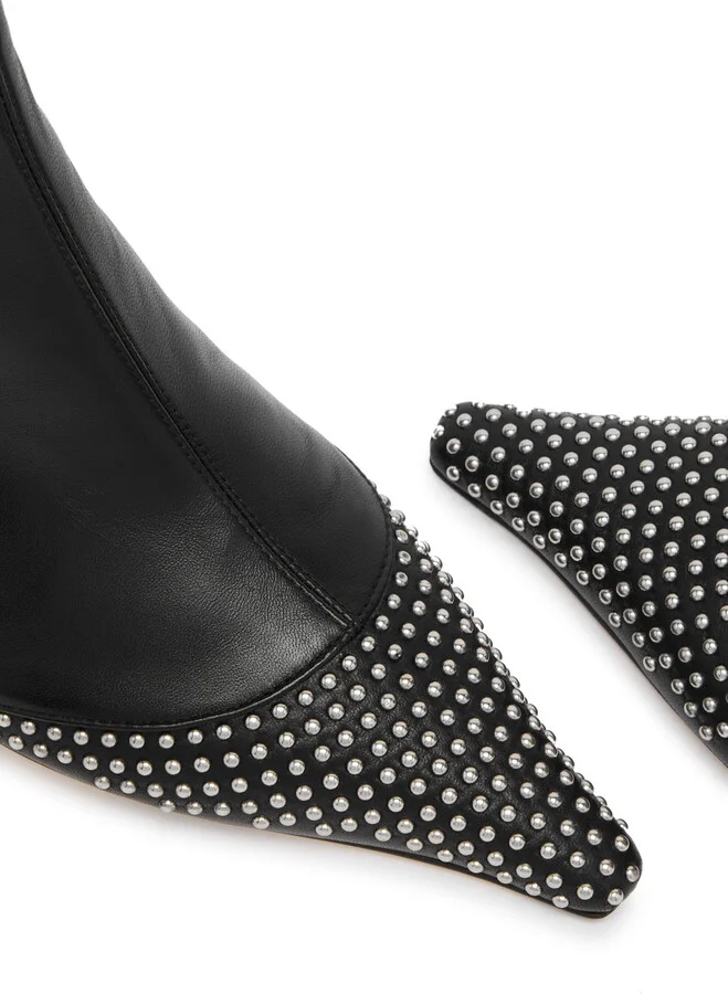 Aeyde Roe Studded Leather Ankle Boot - Image 3