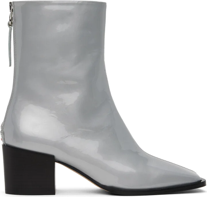Aeyde Silver Amina Boots