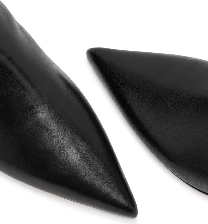 Aeyde Sofie Leather Ankle Boots - Image 3