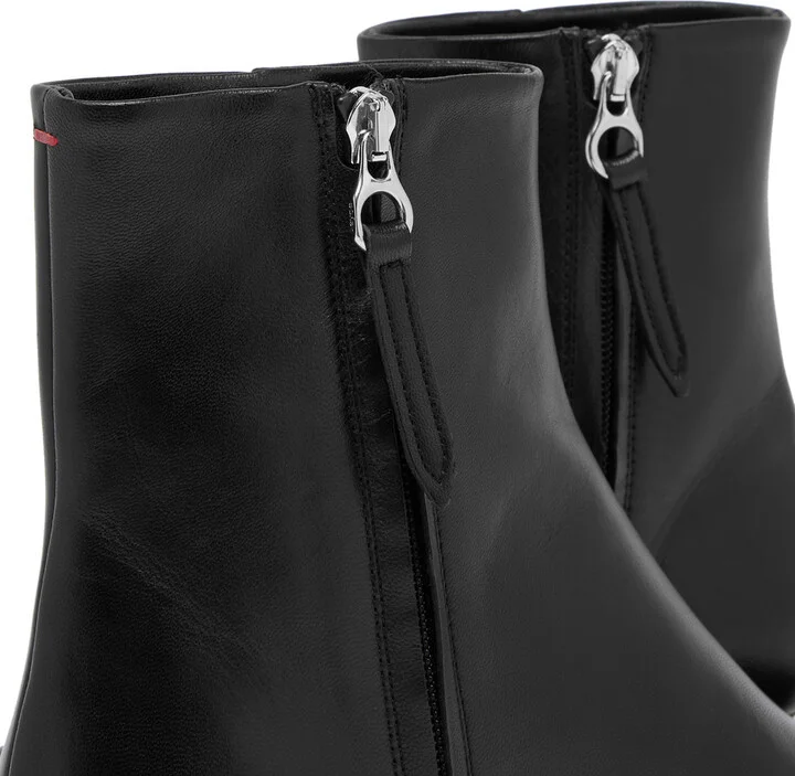 Aeyde Sofie Leather Ankle Boots - Image 4
