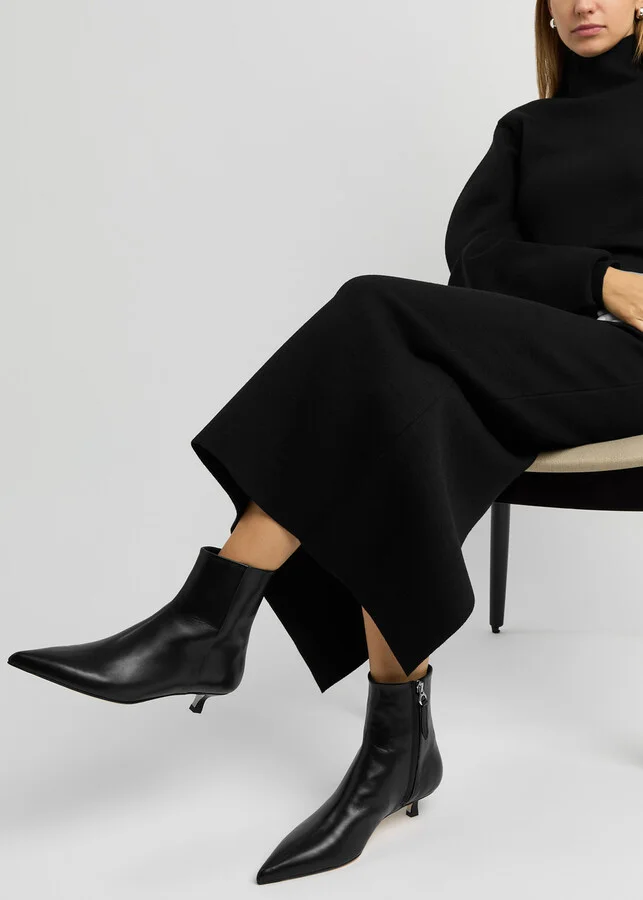 Aeyde Sofie Leather Ankle Boots - Image 5