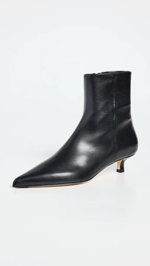 AEYDE Sofie Nappa Leather Black Boots - Image 2