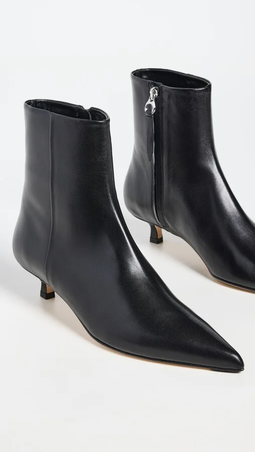 AEYDE Sofie Nappa Leather Black Boots - Image 3