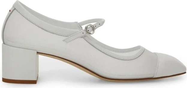 Aeyde Square Toe Buckled Pumps