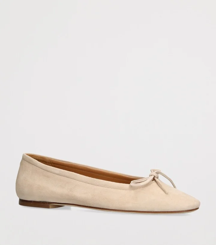 Aeyde Suede Delfina Ballet Flats - Image 3