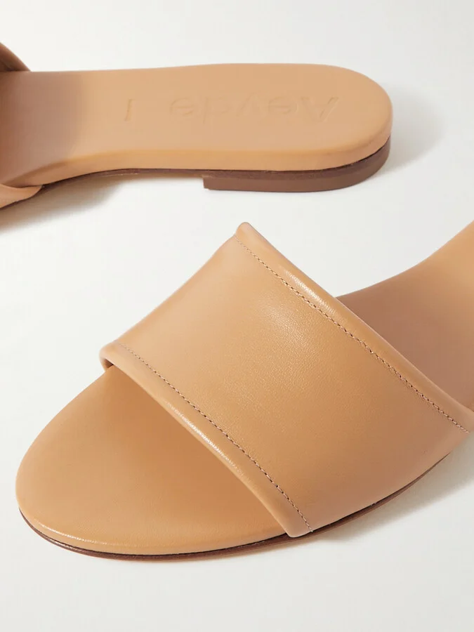 Aeyde - Sumi Leather Sandals - Neutrals - Image 4