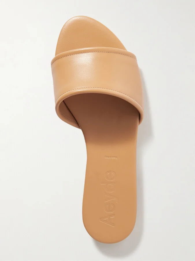 Aeyde - Sumi Leather Sandals - Neutrals - Image 5