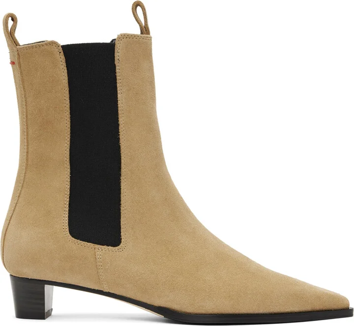 Aeyde Tan Kiki Chelsea Boots