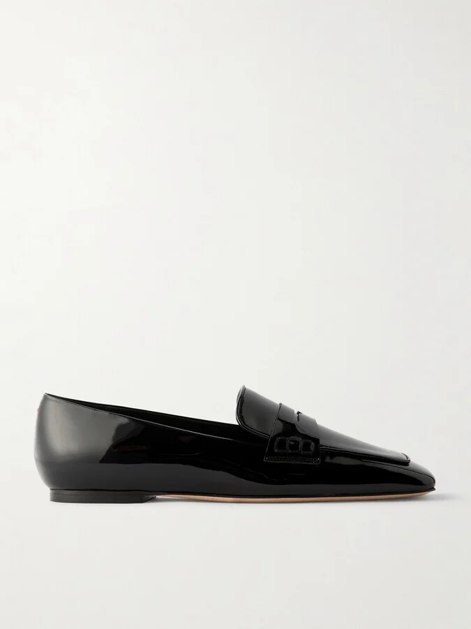 Aeyde - Tom Patent-leather Loafers - Black - Image 5