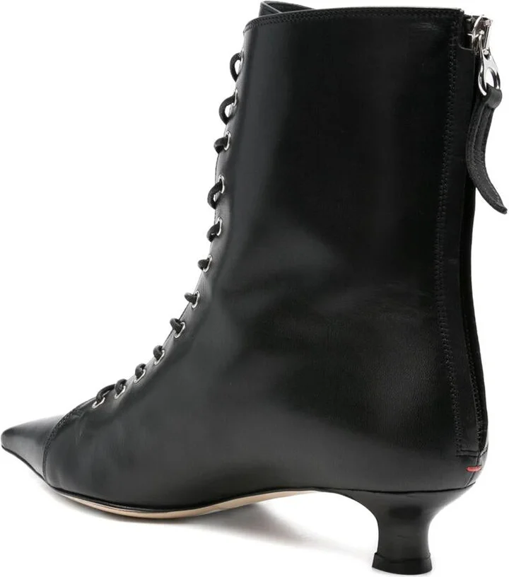 Aeyde Trixi Calf Leather Black Shoes - Image 3