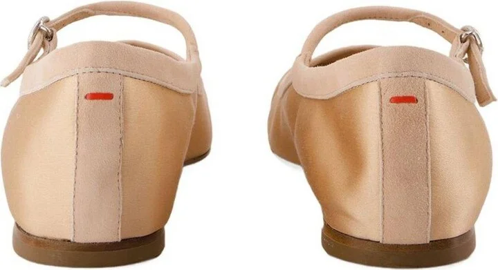 Aeyde Uma Cap Satin Ballerinas - Image 3