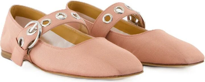 Aeyde Uma Eyelet Ballerinas - Image 2