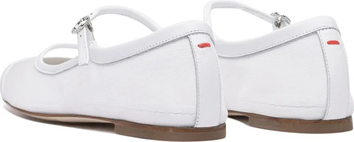 Aeyde "Uma Eyelet" Mary Jane Bellet Flats - Image 4