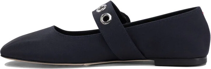Aeyde "Uma Eyelet" Mary Jane Bellet Flats - Image 3