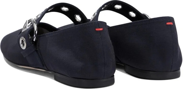 Aeyde "Uma Eyelet" Mary Jane Bellet Flats - Image 4
