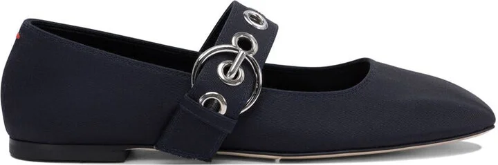 Aeyde "Uma Eyelet" Mary Jane Bellet Flats
