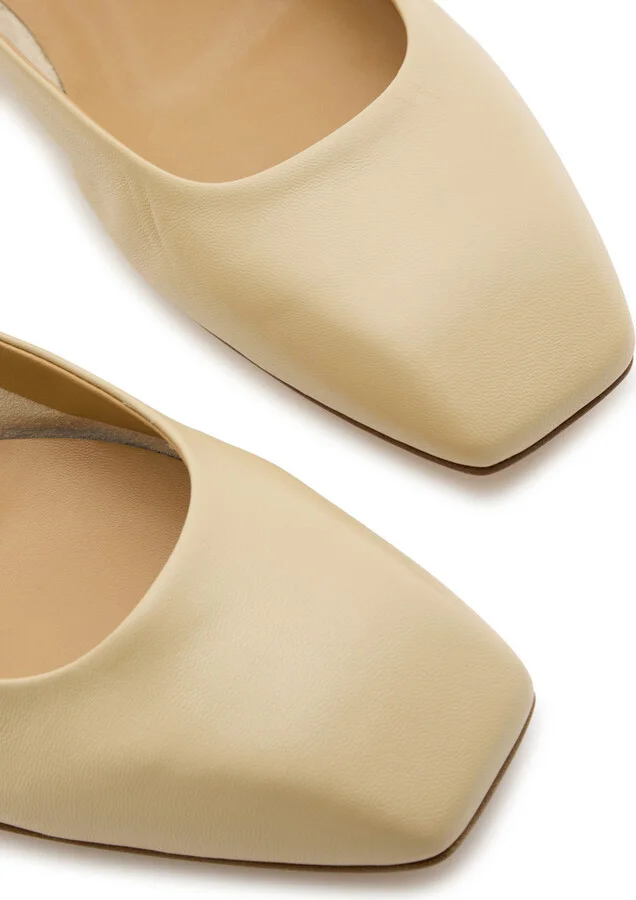 Aeyde Uma Leather Ballet Flats - Image 3