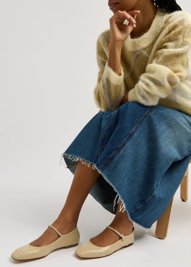 Aeyde Uma Leather Ballet Flats - Image 5