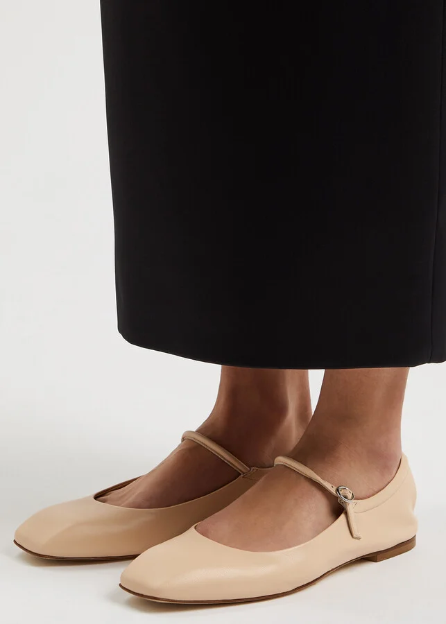 Aeyde Uma Leather Ballet Flats - Image 5