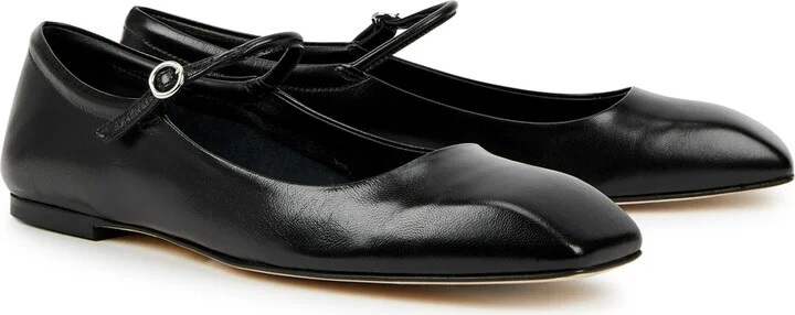 Aeyde Uma Leather Ballet Flats - Image 2