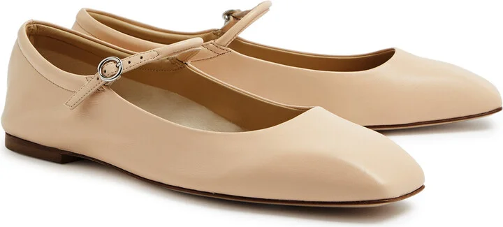 Aeyde Uma Leather Ballet Flats - Image 6