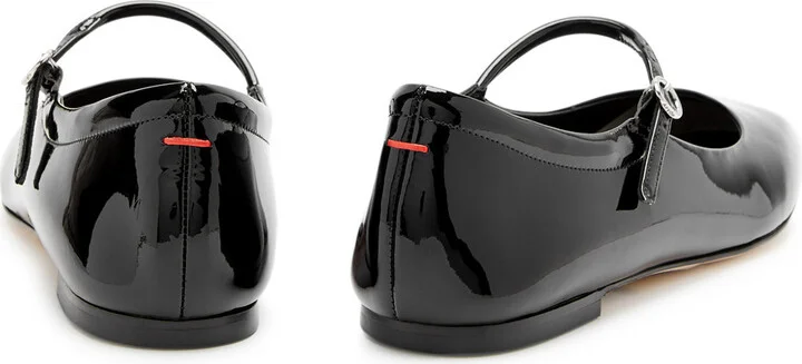 Aeyde Uma Patent Leather Mary Jane Flats - Image 3