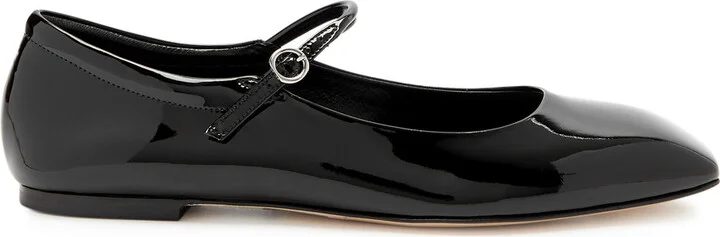 Aeyde Uma Patent Leather Mary Jane Flats