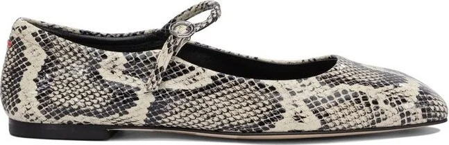 Aeyde Uma Square Toe Mary Jane Flats