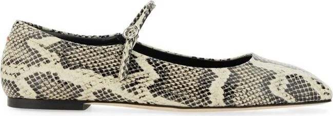 Aeyde Uma Square Toe Mary Jane Flats