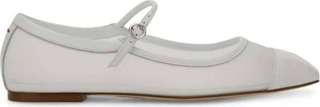 Aeyde Uma Square Toe Mary Jane Flats