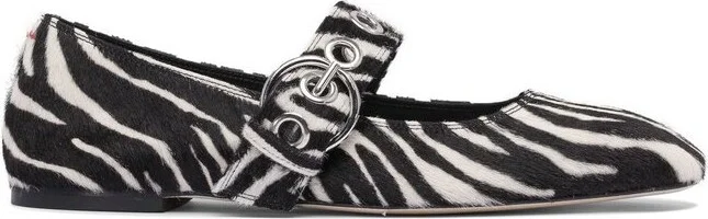 Aeyde Uma Square Toe Mary Jane Flats