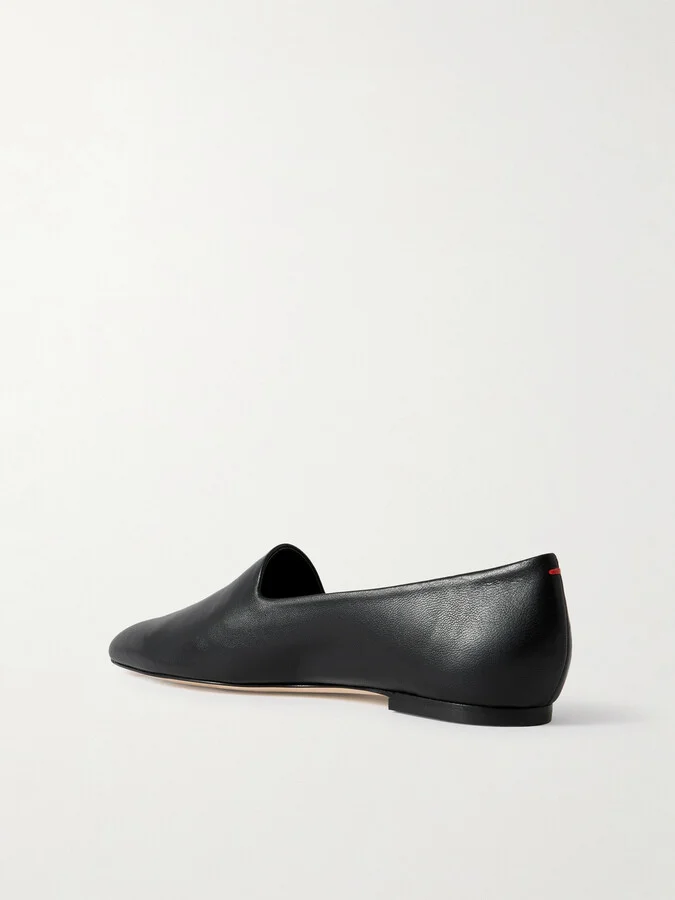 Aeyde - Vanna Leather Loafers - Black - Image 3