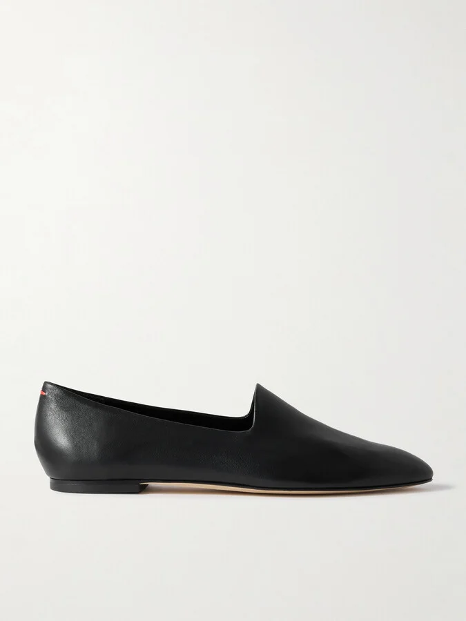 Aeyde - Vanna Leather Loafers - Black