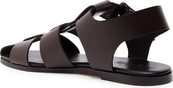 Aeyde Whit Leather Fisherman Sandals - Image 2