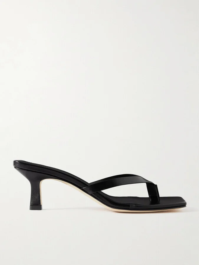 Aeyde - Wilma Leather Sandals - Black