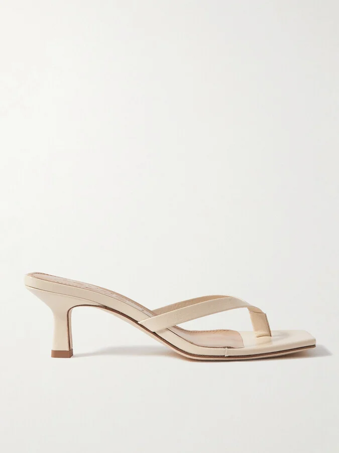 Aeyde - Wilma Leather Sandals - Cream