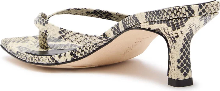 Aeyde Wilma Snake-print Leather Sandals - Image 2