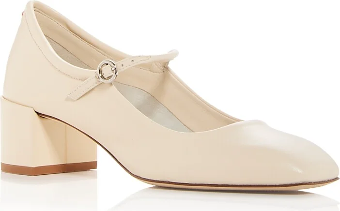 Aeyde Women's Aline Square Toe Mary Jane Pumps