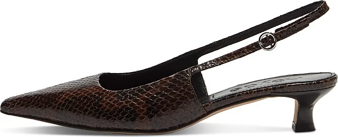 Aeyde Women's Catrina Pointed Toe Kitten Heel Slingback Pumps